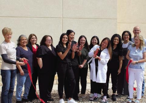 Post Family Dentistry ribbon cutting