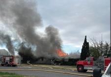 Weekend fire destroys residence
