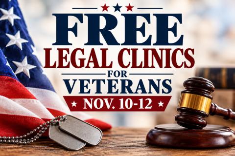 FREE LEGAL ASSISTANCE Legal Aid of NorthWest Texas will offer free legal clinics for eligible veterans Nov. 10-12 through its Lubbock office. | STEPHANIE ALLEN