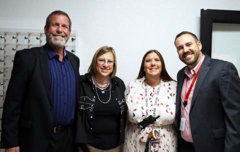 TEAM LEADERS Southland ISD’s Toby Miller (superintendent), Lisa Basinger (business manager), Rachel Corely (assistant principal) and Dusty Grantham (principal) work hand-in-hand with teachers to chart the course for students daily. | POST DISPATCH