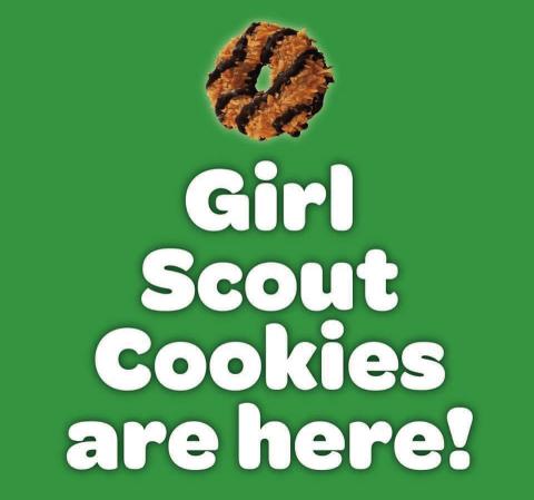 Girl Scouts have received their supply of Girl Scout cookies and will be selling them at various locations (perhaps even at your front door) for the next few weeks. This is your only opportunity to get your year’s supply of Thin Mints, Caramel DeLites, Shortbread, and many other classics and new offerings. Need cookies now! Contact Alicia Graves at 806-549-5877.