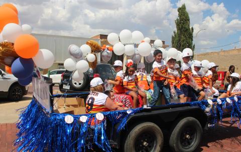 The PTX Bombers baseball team took the top prize in the 2023 Rodeo parade sponsored by the Post Area Chamber of Commerce. A total of $500 was awarded to the top seven enteries. | ABIGAIL RODRIGUEZ PHOTO