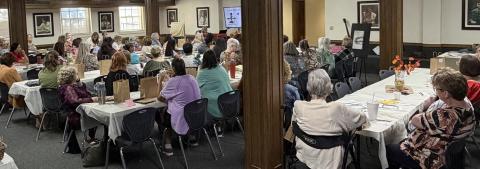 FAITH AND FELLOWSHIP Women gathered at Post Methodist Church for the “God Says You Are” Ladies Day conference Saturday, Sept. 19. | COURTESY PHOTO