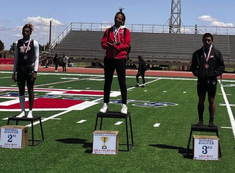 REGIONAL QUALIFIER, Keyandre Lopez-Jefferson placed 2 with the Triple Jump at 41-00.50 and placed 4 with the Long Jump at 19-03.00. | ABIGAIL RODRIGUEZ PHOTO