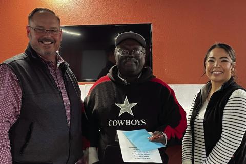 City of recognizes Owen GIlbert