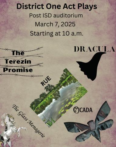 Post ISD to host District One Act Plays