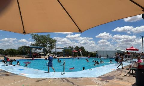 POST POOL OPENS The Post swimming pool officially opened Monday, May 25, Memorial Day, offering families and youth the chance to cool off from a hot summer day. See what changes are in store at the pool this year. Meet this summer’s Post lifeguards, page 5. | COURTESY PHOTO