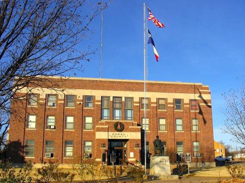100+ YEARS OF HISTORY The Garza County courthouse, built in 1923, was the centerpiece of a centennial celebration with great fanfare in 2023. | STAFF PHOTO