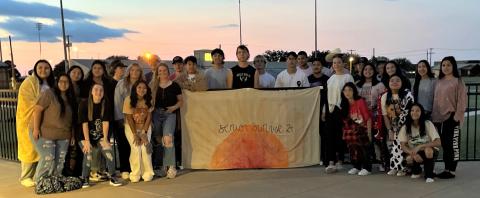 The 2024 Senior Class of Post High School gathered at 6:30 a.m. Monday morning for Senior Sunrise. Senior Raleigh Tabor said,“This is the first of many lasts we as a senior class will experience during the year. As a class, we will meet and have a prayer as the sun rises.” Donuts and juice were served before classes began this morning to those seniors attending. Good luck to the Senior Class of 2024! | JULIA CHILDS PHOTO