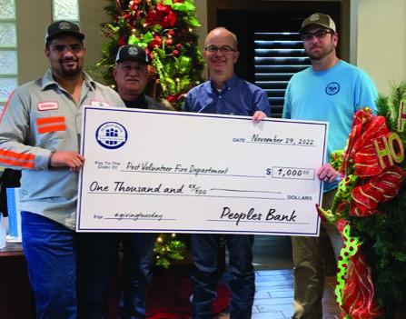 PVFD receives gift from People’s Bank