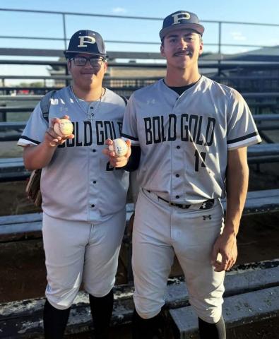 POWER SURGE Caniel Carroll and Erik Garcia powered the Post Antelopes offense with home runs in a 14-10 win over Morton on Tuesday, April 21. | COURTESY PHOTO