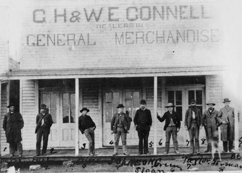 GENERAL MERCHANDISE The Connell Brothers’ General Store in Sweetwater was forced closed after an era of drought. | CONNELL MANAGEMENT LLC PHOTO