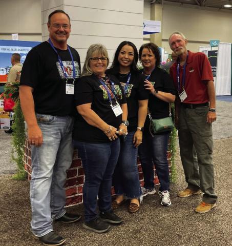 Last week, City Manager Rhett Parker, along with city employees Pamela Atkinson, Susan Collazo, Meg Nelson, and Eddie Pitts, attended the Texas Municipal League annual conference last week in Dallas. PHOTO PROVIDE