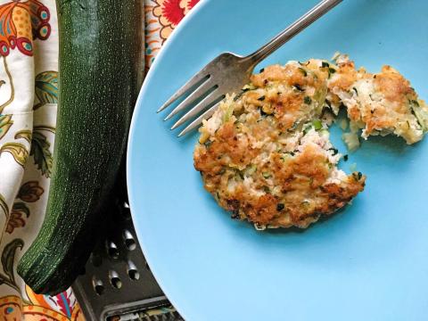 Zucchini fritters in for veggie victory