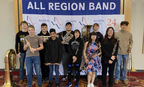 Pride of Post band All-Region, All-State honors announced