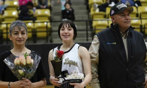 PHS honors basketball seniors at last home game