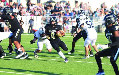 ANTELOPES Ian Vergara watches from the sidelines, after an injury has sidelined the player since the Forsan game . His return to the team for the Abernathy game was uncertain as of press time. | ABIGAIL RODRIGUEZ PHOTO