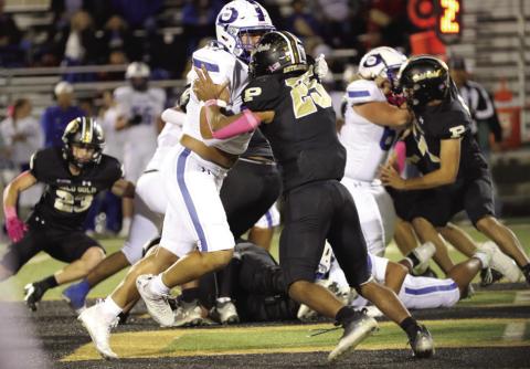 ANTELOPE PRIDE The Post Antelopes dominated the Mustangs to a 48-6 victory during Friday’s game, October 18. | COURTESY PHOTO