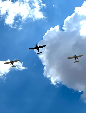 Life commemorating flyby