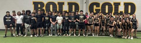 CLEAN SWEEP Post track teams completed a clean sweep at the Bold Gold Caprock Relays, with the JV girls, varsity girls, JV boys and varsity boys each earning first-place finishes at the hometown meet. | COURTESY PHOTO
