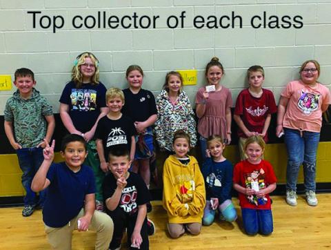 Standing: Kye Baker, Zoey Snider, Bronx Lott, Lyncolnn Lott, Charlotte Windham, Pariz Brothers, Charles Cotton, Annivaeh Crenshaw Front Row: Joseph Gallegos, Braxton Torres, Karoline Windham, Zoee Ray, and Sara Tadlock. Each received a