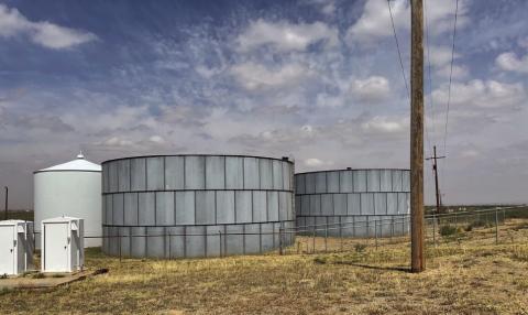 Water Storage Tanks for the City of Post Courtesy Photo