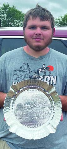 Kohen Hudman of Post in Amarillo this past weekend at the 2023 Texas Trap Shoot. Kohen won the Texas State Singles Championship Class D. He is the son of Lichelle Hudman and the late Richard Hudman, and grandson of Curtis and Julie Hudman. Photo Provided