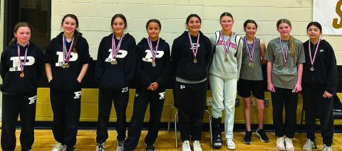 Post Junior High competes at district meet