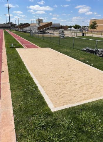 COMMUNITY SUPPORT H&amp;M Dirt Contractors and Stetson Cimental were recognized for donating sand to refresh Post ISD’s track and field jumping pits, ensuring a safe and competitive surface for Bold Gold athletes. | COURTESY PHOTO