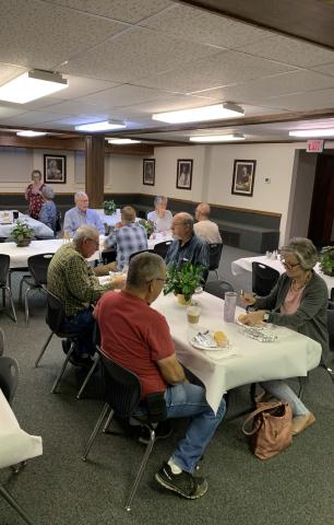 COMMUNITY PRAYER Post Methodist Church hosted a community prayer breakfast Sept. 24. Pastors, first responders, citizens, and officials participated in the gathering of prayer for our city, county, schools and nation. | STAFF PHOTO