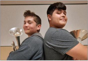 Noe Mendoza and Angel DeLuna placed 3rd and 11th respectively at the All-Region Jazz Band tryouts at Lubbock Christian High School. “I am very proud of these boys. They have worked up very difficult music and overcome nerves to get to this spot” stated Aaron Rathbun, Post band director.