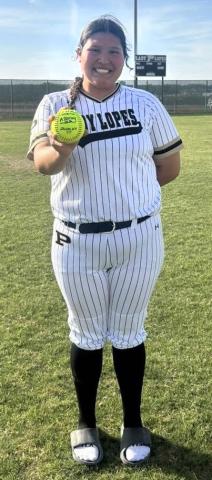 POST’S AZURAY LANDA (above) and Rylee Hernandez homered against Seagraves, who took the victory March 24. | COURTESY PHOTO