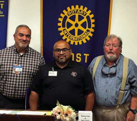 POST ROTARY INDUCTS NEW MEMBERS