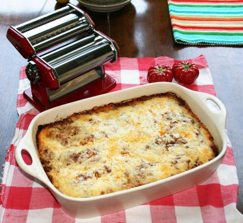 WITH A PASTA MACHINE, I have used this lasagna recipe for years, tweaking it from time to time. | ANGELINA LaRUE PHOTO