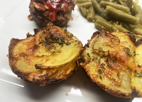 MAKE YOUR OWN AT HOME These thin, crisp layers, separated only by a brush of butter and olive oil mixture and a sprinkling of parmesan cheese will stack up to meet your wildest expectations. | ANGELINA LaRUE PHOTO