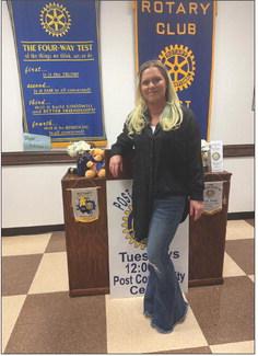 POST ROTARY CLUB Tracey Jarrett and husband