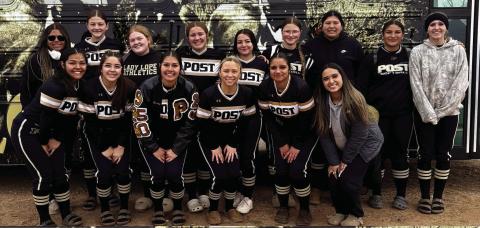 DISTRICT OPENER Post Lady Lopes won their district opener in Morton, hitting four home runs on March 15, with a score of 21-5. See story page 6. | COURTESY PHOTO