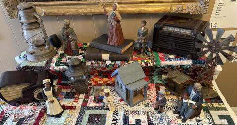BLACK HISTORY MONTH, FEBRUARY A Black History Month display at the Garza County Museum highlights prominent Black leaders and historical figures. | POST DISPATCH