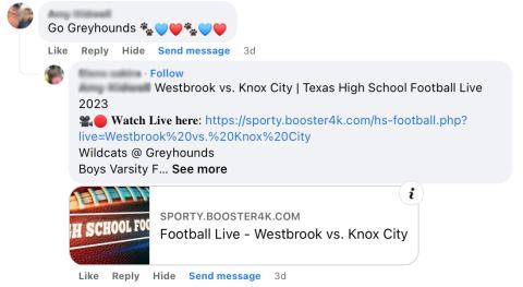 SPORTS SHAM Ever noticed a link like this one on your social media feed? Don’t click on it—hide it, or better yet, report it. | THE TEXAS SPUR
