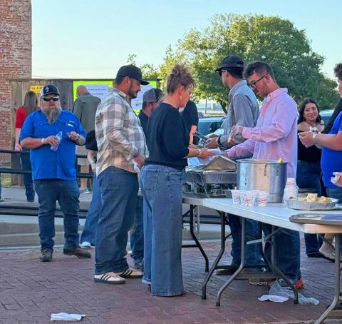 GALA DINNER Garza County Junior Livestock Association held their third annual gala outdoors at Winehouse at 127 last Saturday. The association raised over $15,000 from supporters through donations, table sales and auction items. | BELLA HAYEK &amp; RYLAN MORRIS PHOTO