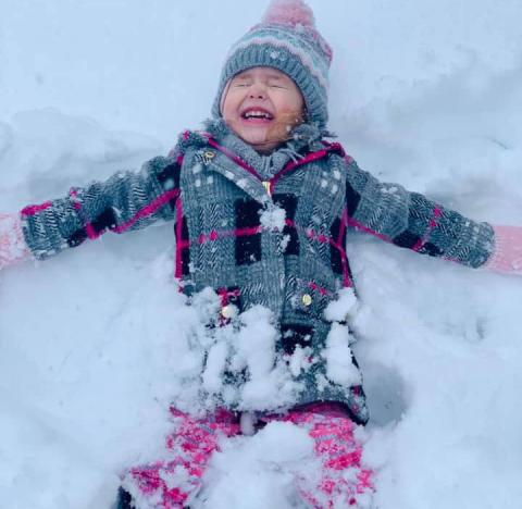 SEASON'S DREAMINGS Snow angels are a must when our area experiences snow. | JULIA CHILDS PHOTO