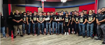 TEAM OF THE WEEK The team’s success is due to the remarkable players, dedicate coaches, and encouraging atmosphere, emphasizing a traditional venue for football. Hard work from the players has truly paid off. | COURTESY PHOTO FROM KCBD TV