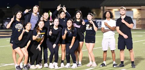Black edges Pink 26-20 in Post Powder Puff