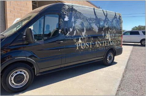 RIDING IN STYLE Antelopes will be riding in style! A new nine-passenger van is all decked out and ready to hit the road with students competing in UIL or other school activities. The district leadership has made sure PISD student have safe modes of transportation representing the Antelopes. | COURTSEY PHOTO