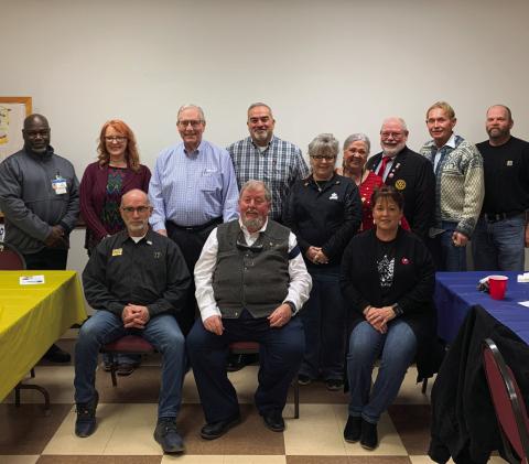 ROTARY CLUB Rotary members enjoyed a presentation from a recent visit of Geron Scates, Rotary District Governor of district 5730. Scates's presentation gave goals for this coming year where he encouraged all members to be a part of Rotary's growth. | ANNA GIBSON PHOTO