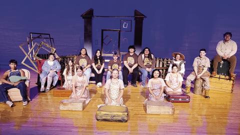 STATE RESULTS Post One Act Play cast, crew, and directors performed at the State contest in Austin, TX, on May 13. Khloe Smith was selected as the 2A All-Star Cast, and Adan Gonzalez was selected as the 2A Honorable Mention All-Star Cast. Congratulations! | COURTESY PHOTO