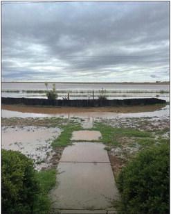 Lakes formed in areas off West 380 after 4.5 inches of rain fell in three hours. Driveways, yards, and roads were flooded, leaving the appearance of lakes throughout the area. After 5 inches of rain in the Close City community, lakes formed in most of the fields. Photo Provided