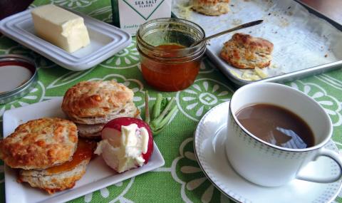 FOR ANY MEAL OF THE DAY these biscuits with sharp cheddar mixed in are a delicious addition. | ANGELINA LaRUE PHOTO