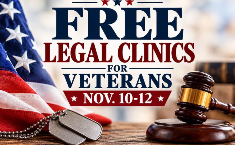 FREE LEGAL ASSISTANCE Legal Aid of NorthWest Texas will offer free legal clinics for eligible veterans Nov. 10-12 through its Lubbock office. | STEPHANIE ALLEN