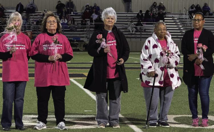 PINKSURVIVORS The Post Antelope Booster Club honored their breast cancer survivor ladies: Marianne Hart, Jane Odom, Nancy McDonald, Ella Greathouse, and Jana Greathouse. | COURTESY PHOTO Page 4 • The Snyder News